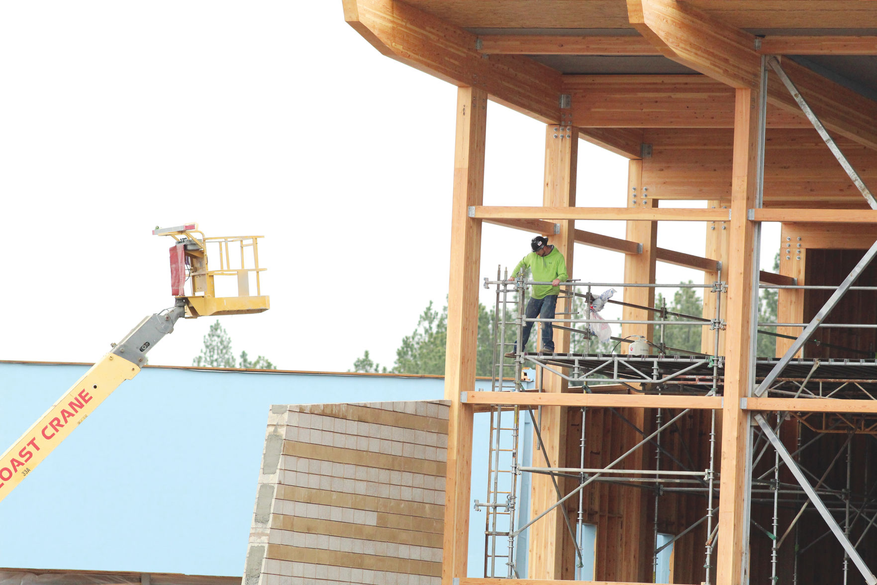 Worley center work progresses